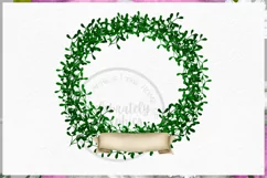 Christmas Wreaths | Watercolor Clipart Png Product Image 4