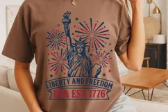 Liberty And Freedom USA 1776 Svg, independence Day Svg. Product Image 5