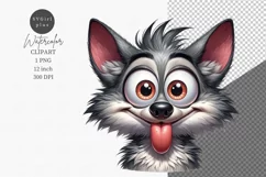 Dog clipart, Funny clipart, Dog sublimation Product Image 1
