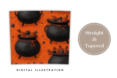 Halloween Cauldron Tumbler, Cute Halloween Tumbler Print Product Image 4