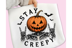 Stay Creepy PNG, Retro Dripping Heart Halloween PNG, Spooky Product Image 17