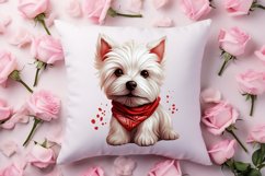 Cute Valentine Dog Clipart, Valentines Day Dog Clipart Product Image 4