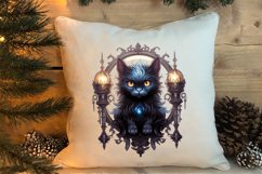 Mysterious Gothic Christmas Clipart Sublimation Product Image 4