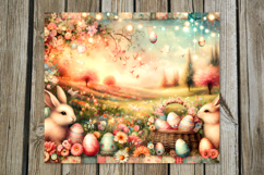 Shabby chic Easter | Skinny tumbler Sublimation designs Product Image 4