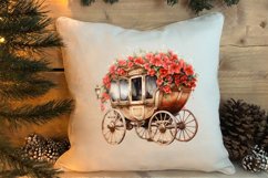 Vintage Christmas Magic Clipart, Christmas Clipart Product Image 4