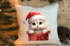 Christmas Farm Animal Peeking Clipart Sublimation Product Image 4