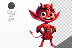 Halloween clipart, Evil clipart, Kids clipart Product Image 1