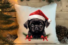 Christmas Peeking Dogs Clipart, Christmas PNG Product Image 4