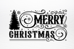 Vintage Christmas Sign SVG Product Image 3