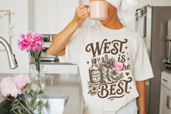 Western Cowgirl PNG, Coquette Country Girl Sublimation Product Image 4