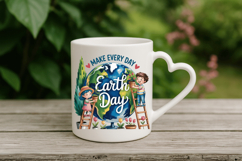 Make every day earth day PNG Sublimation | Earth Day PNG Des Product Image 4