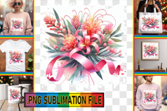 Unique Sublimation TSHIRT PNG, Flowers Product Image 1