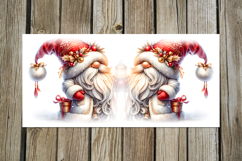 Watercolor Christmas gnome | xmas Sublimation Mug designs PL Product Image 4