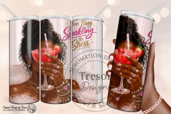 Too Busy Sparkling to Stress PNG Fashion Girl Design Product Image 4