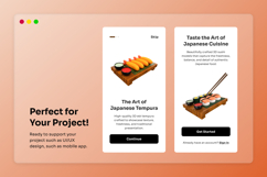 Japanese Culinary 3D Icon Pack Product Image 4