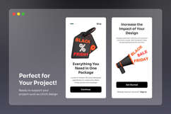 Black Friday Shopping Essentials 3D Icon Pack Product Image 4