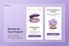 Coastal Life 3D Icon Set Product Image 4