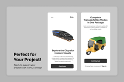 Public Transportation 3D Icon Set Product Image 4