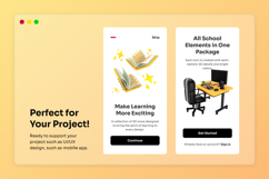 School & Classroom 3D Icon Pack Product Image 4