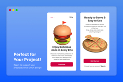 Tasty Soft 3D Snack Icons Collection Product Image 4