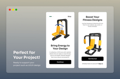 Gym Equipment 3D Icon Pack Product Image 4