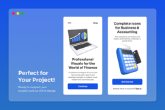 Finance &amp; Accounting 3D Icon Pack Product Image 4