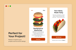 Chubby 3D Fast Food Icon Set Product Image 4