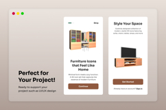 Home Furniture 3D Icon Pack Product Image 4