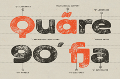 Rushpico - Bold Rough Distressed Stamp Font Product Image 4