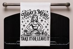 Today's Menu Take It Or Leave It Svg, Funny Kitchen Svg. Product Image 5