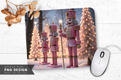 Festive Nutcracker Trio A Christmas Wonderland Mouse Pad Product Image 1