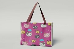 Cat Floral V02 Seamless Patterns Collection Product Image 3