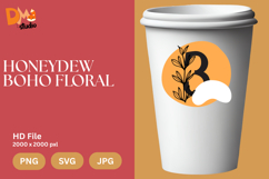 Honeydew Boho Floral Monogram Product Image 1