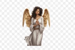 Female Black Angel Sublimation Clipart Product Image 3