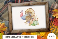 Watercolor Thanksgiving sublimation png Product Image 4
