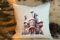 Fairy Christmas House Sublimation Clipart, Fairy Christmas Product Image 4