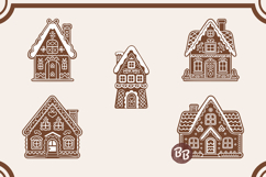 Gingerbread House SVG Bundle: Christmas Cut File Product Image 4