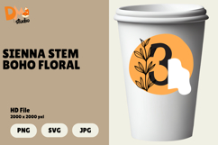 Sienna Stem Boho Floral Monogram Product Image 1