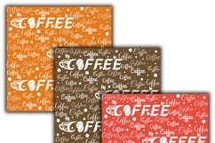 coffee digital papers, Coffee pattern, Coffee background Product Image 3