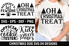 Christmas Dog SVG Design - He s making a list i ve eaten it Product Image 1