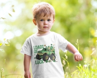 Boy St Patrick's Day PNG | Lucky Shamrock Monster Truck PNG Product Image 5