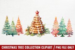 Christmas Tree Collection Clipart, Christmas Clipart Product Image 1