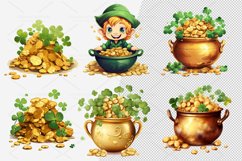 27 St. Patricks Clipart Sticker, PNG Product Image 4