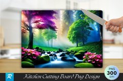 Nature Cutting Board Sublimation Design Product Image 1