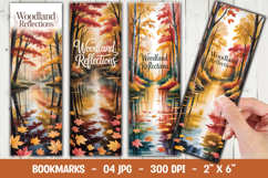 Woodland Lake Bookmark Sublimation Product Image 1