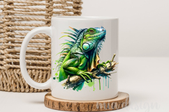 Iguana PNG, Tropical Reptile Sublimation Product Image 3