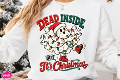Christmas Sublimation, Funny Christmas PNG, Christmas Ghost Product Image 4