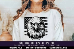 Eagle with USA Flag. Patriotic. Independence Day. 4th July. Product Image 4