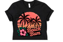 Beach Bum Svg | Svg Files for Cricut | Shirt Svg Product Image 1