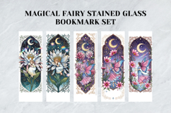 Magical Fairy Stained Glass Bookmark Set,Enchanted Fantasy Product Image 4